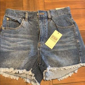 Brand new with tags high waisted denim shorts